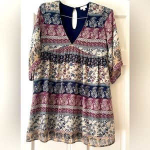 Charming Charlie boho babydoll dress
